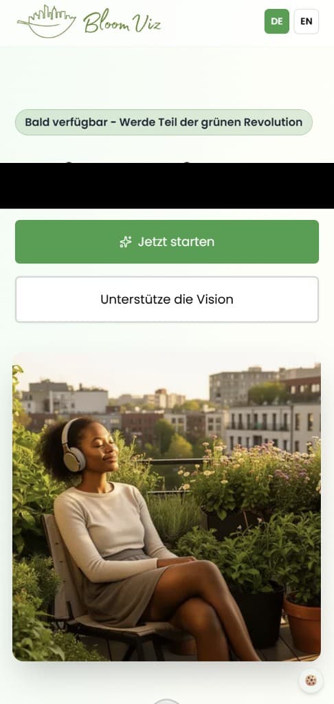 BloomViz App-Screenshot